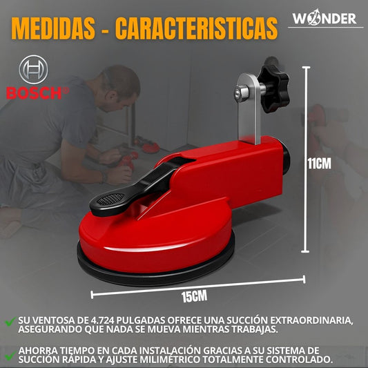 BASE NIVELADORA CON VENTOSA PROFESIONAL DE SUCCION |BOSCH®|