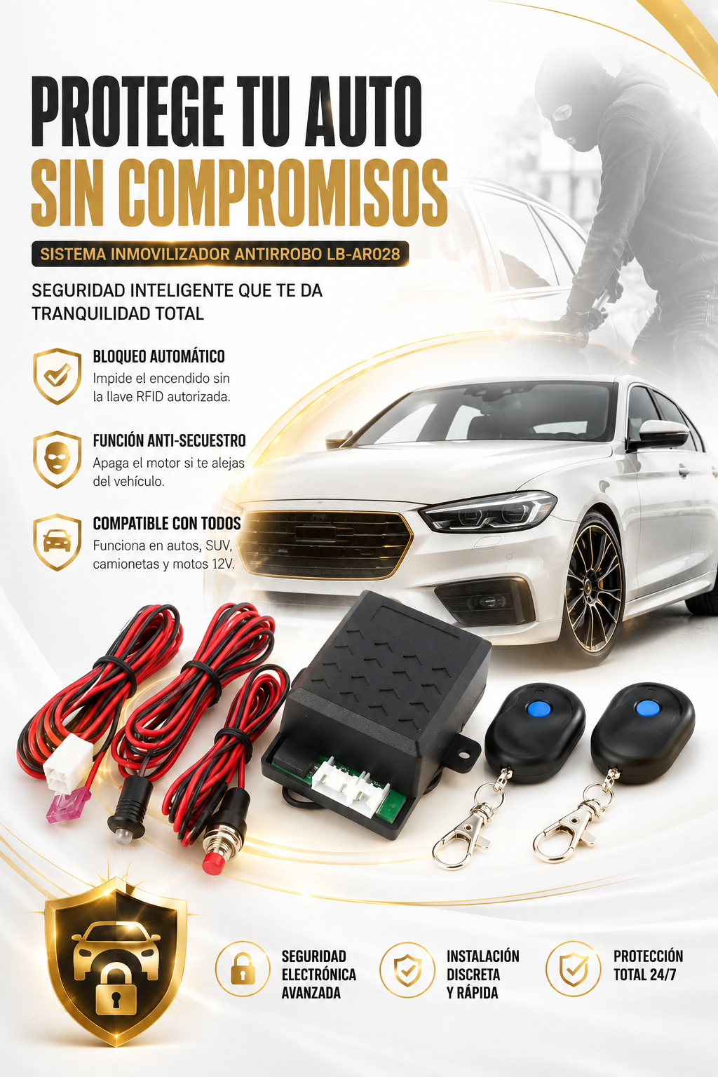Sistema Inmovilizador Antirrobo