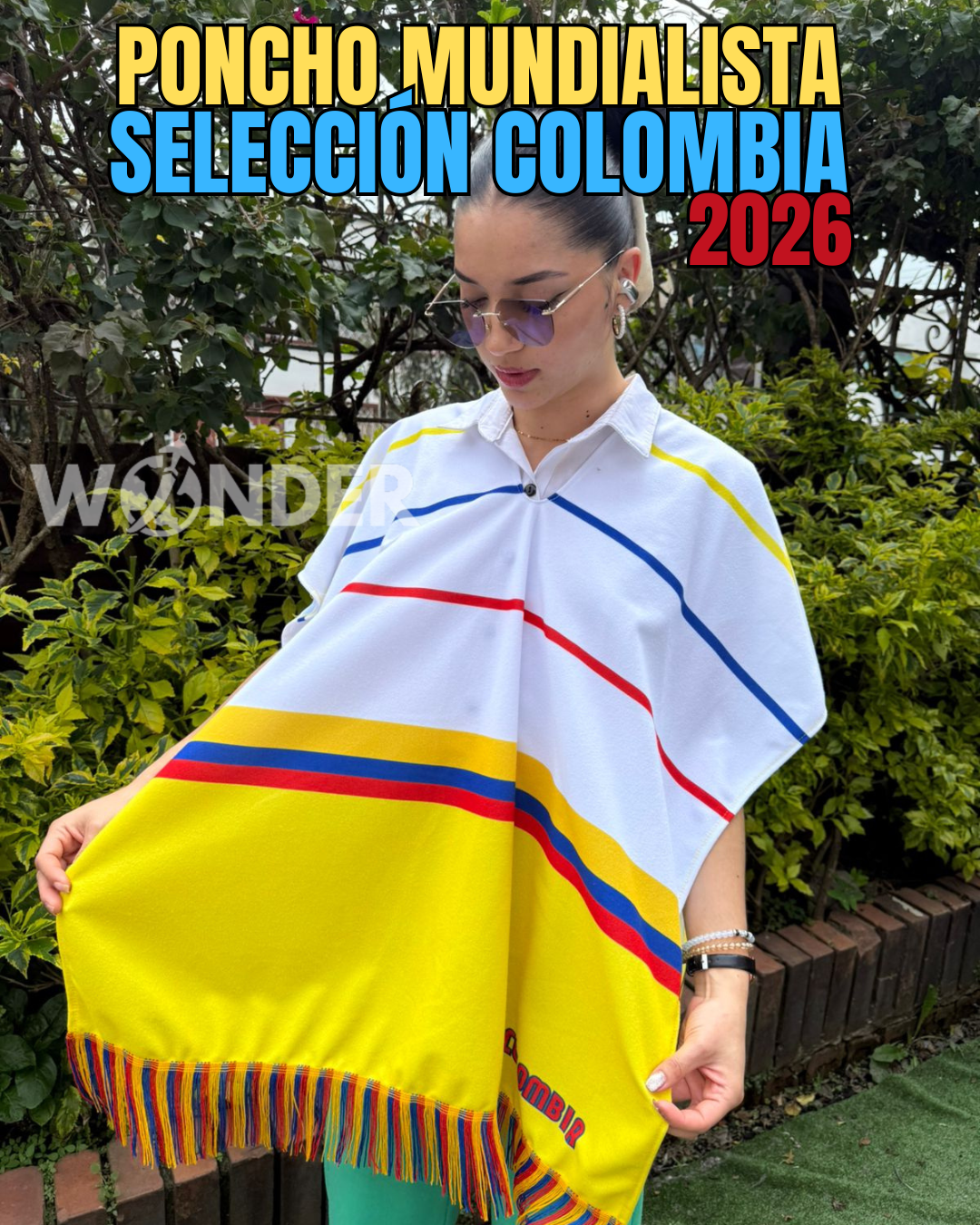 PONCHO MUNDIALISTA SELECCIÓN COLOMBIA