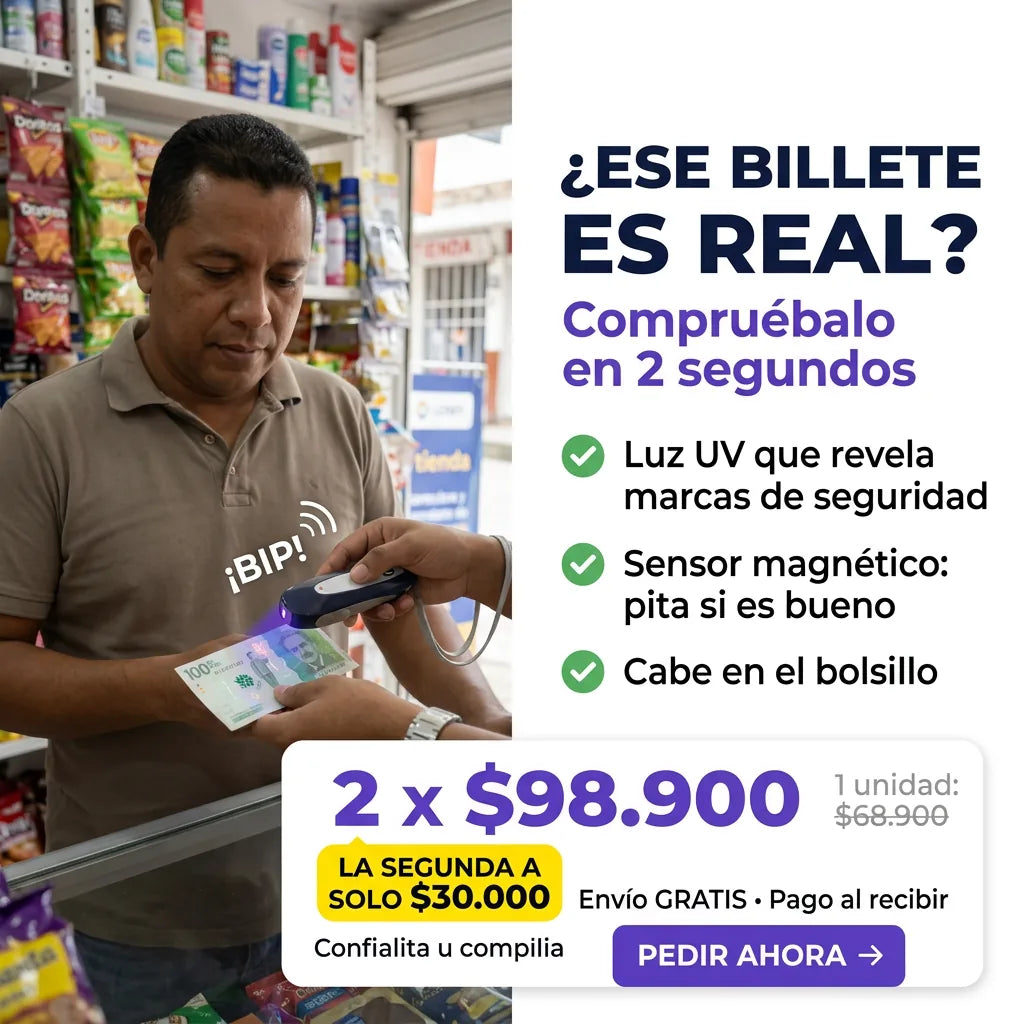DETECTOR DE BILLETES PORTATIL UV