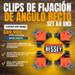 SET X4 CLIPS FIJACIÓN DE ÁNGULO RECTO | BESSEY®