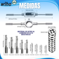 MACHUELOS TARRAJAS MILIMÉTRICAS SET POR X20 | WIHA®