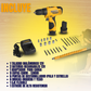 TALADRO INALÁMBRICO 3/8” TIPO DEWALT® 12V