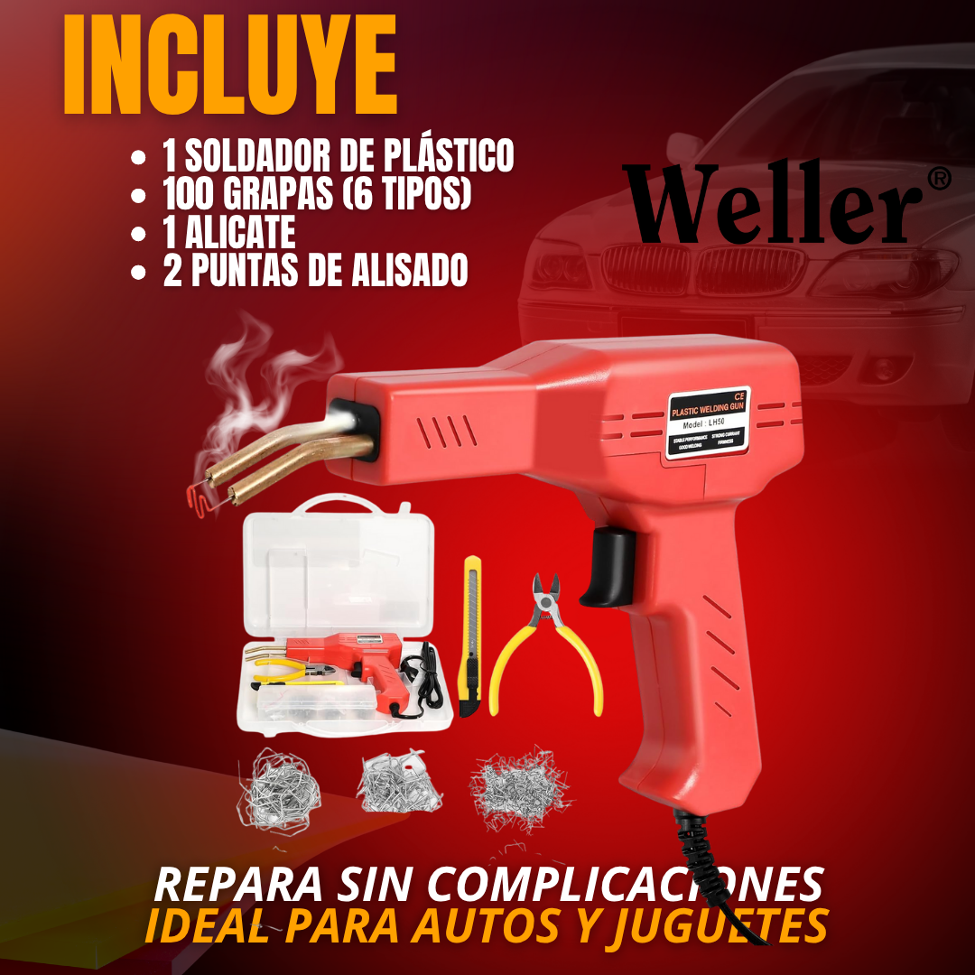 KIT DE SOLDADURA PROFESIONAL PARA PLÁSTICO | WELLER®