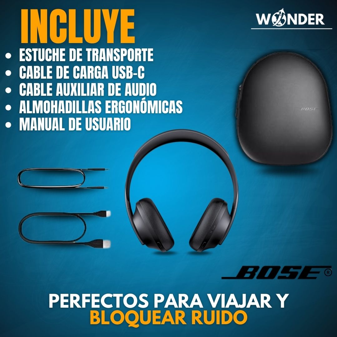 AUDIFONOS INALAMBRICOS |BOSE700®| ESTUCHE GRATIS