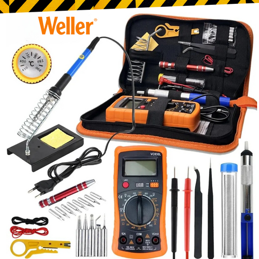 KIT PROFESIONAL DE SOLDADURA ELECTRÓNICA WELLER®