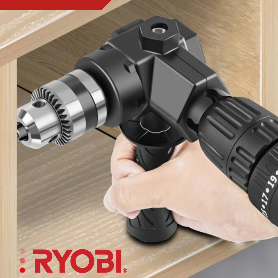 ADAPTADOR EN ANGULO 90 GRADOS RYOBI® PARA TALADRO