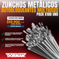 ZUNCHOS METÁLICOS AUTOBLOQUEANTES MULTIUSOS DORMAN® | PACK X100 UND