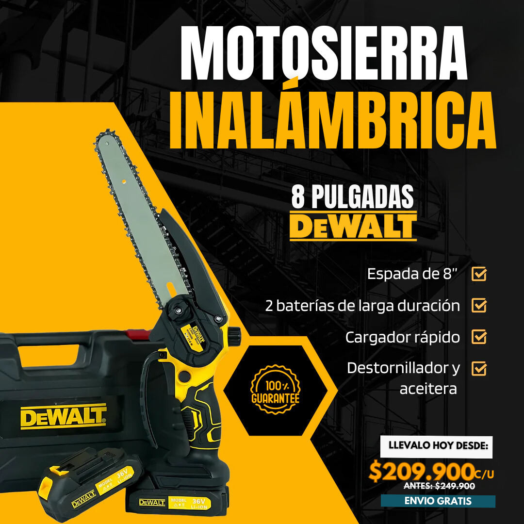 MOTOSIERRA INALÁMBRICA 8
