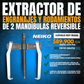 EXTRACTOR DE ENGRANAJES Y RODAMIENTOS DE 2 MANDÍBULAS REVERSIBLE | NEIKO®
