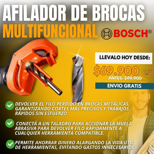 AFILADOR DE BROCAS MULTIFUNCIONNAL |BOSCH®|