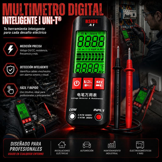 MULTIMETRO DIGITAL INTELIGENTE | UNI-T®