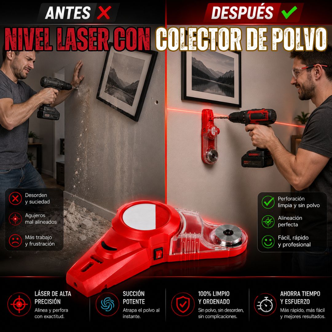 NIVEL LASER CON COLECTOR DE POLVO | FELO®