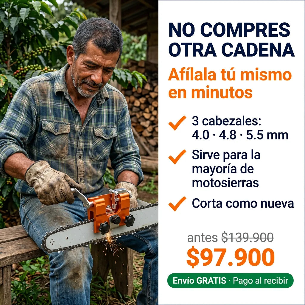 AFILADOR DE CADENA PARA MOTOSIERRA