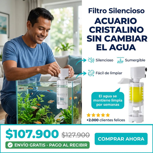 FILTRO ELÈCTRICO SILENCIOSO PARA ACUARIO
