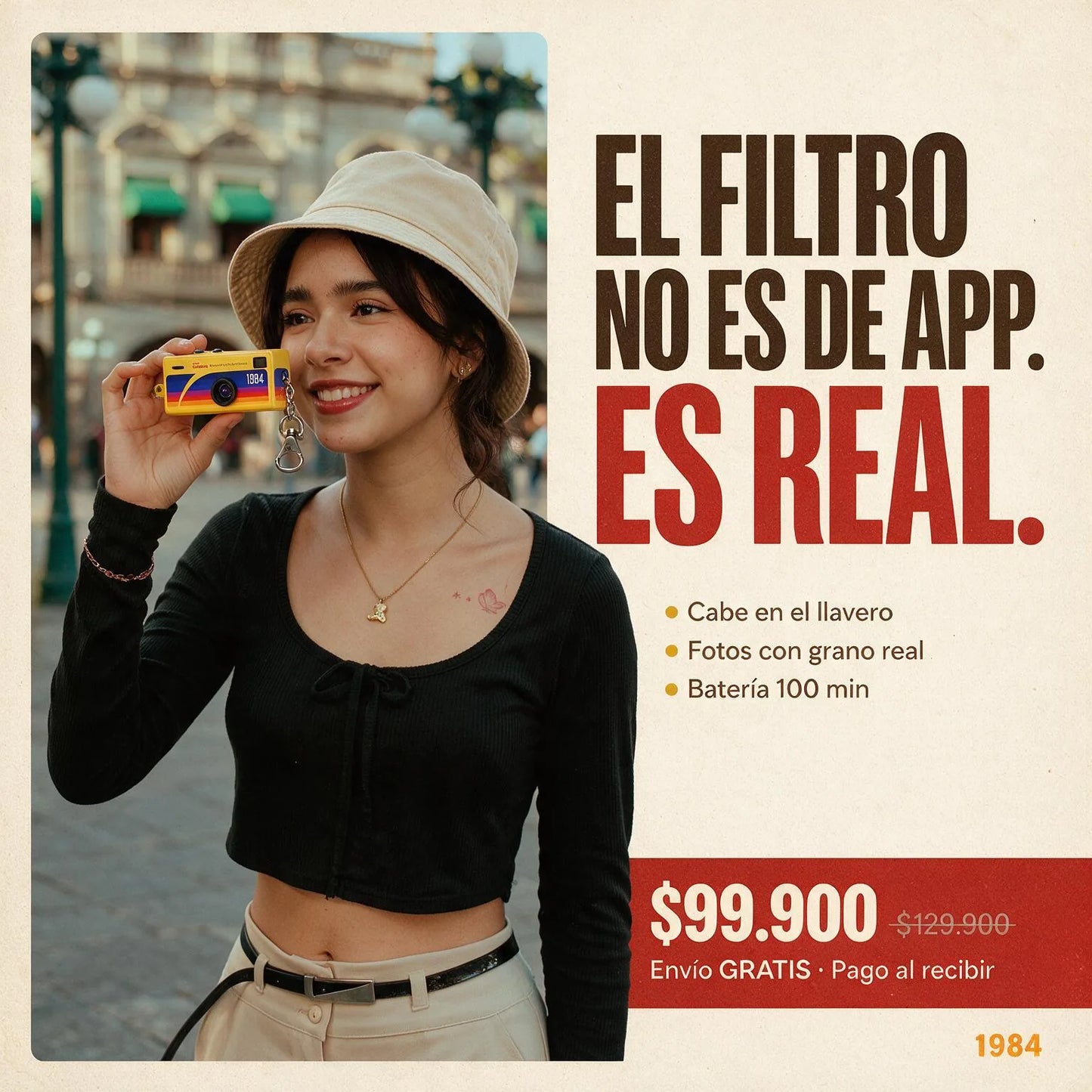 MINI CAMARA RETRO HD
