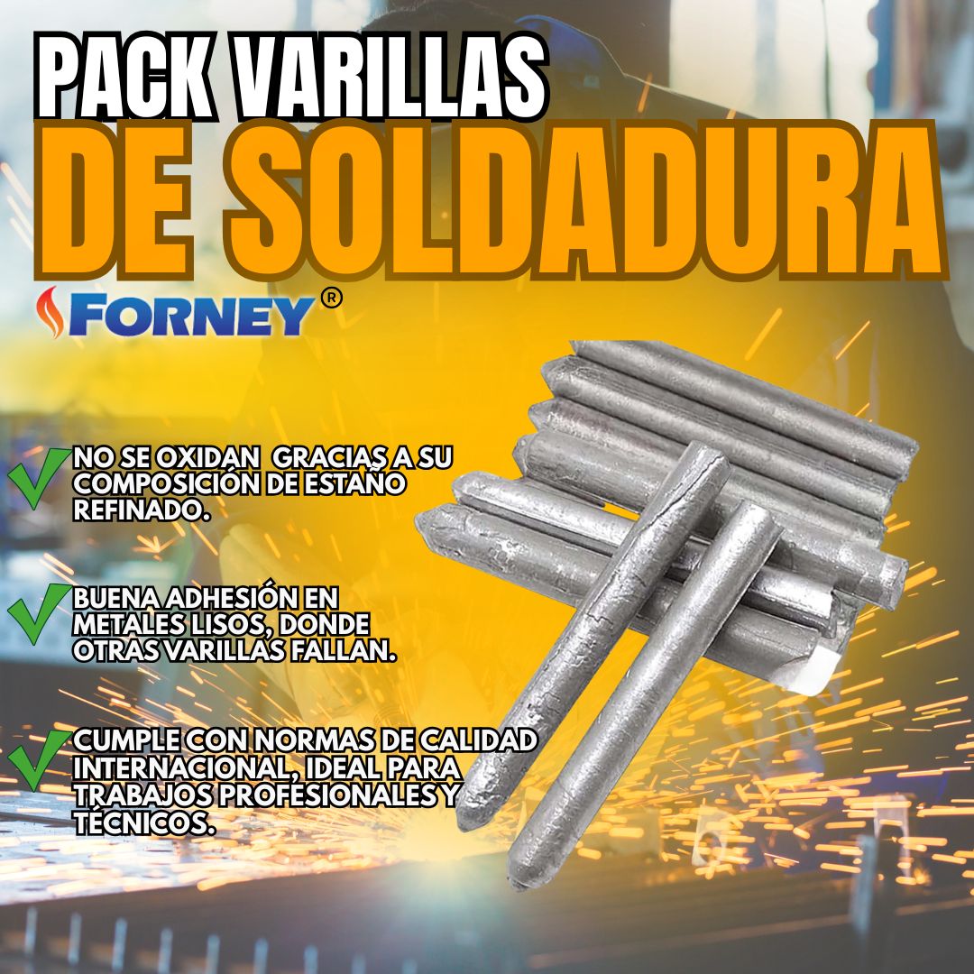 PACK VARILLAS DE SOLDADURA FORNEY®