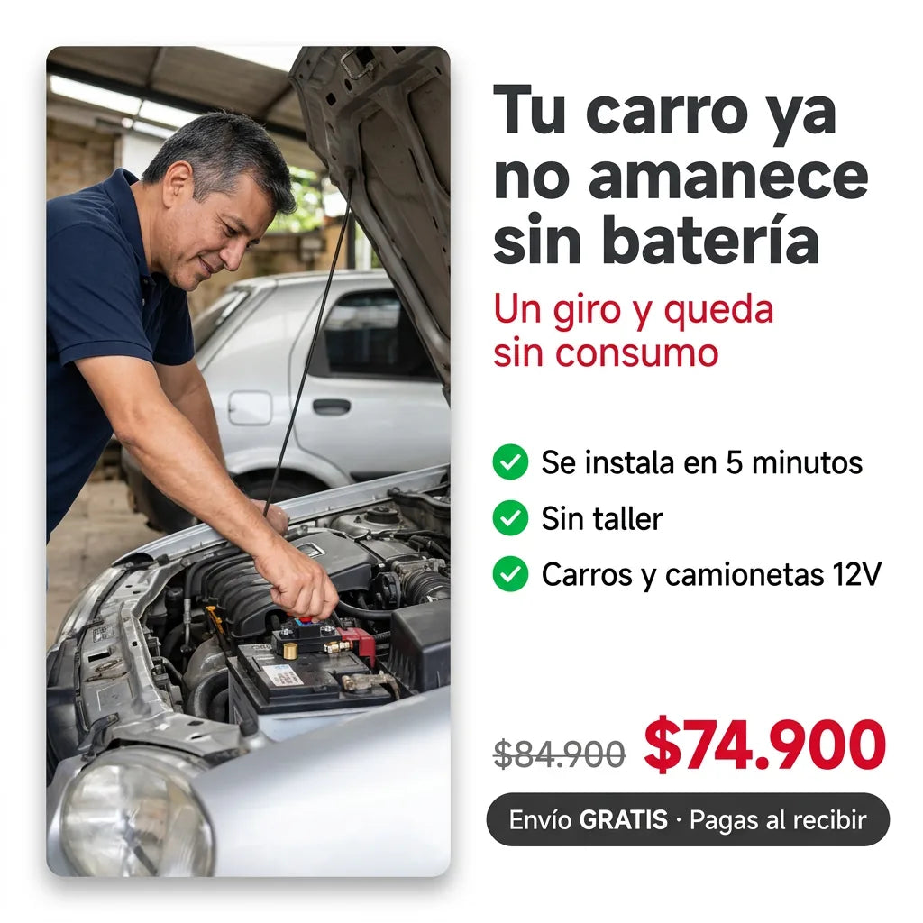 Interruptor desconexion bateria de carro