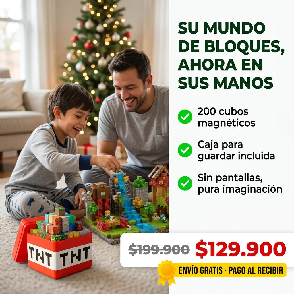 CuboMundo Minecraft Magnetico X200 PZ