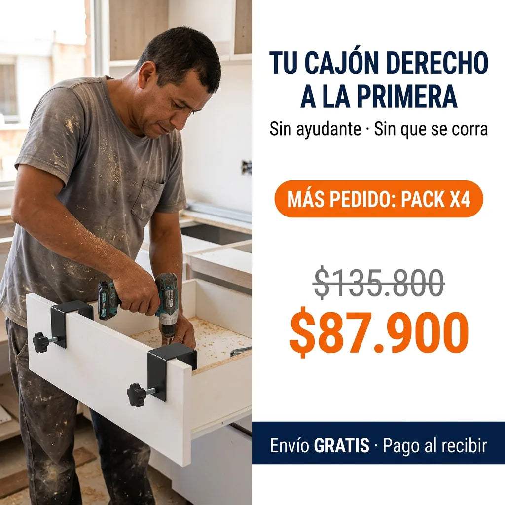 PACK X2 ABRAZADERA RÁPIDA DE MONTAJE PARA CAJONE | BESSEY®