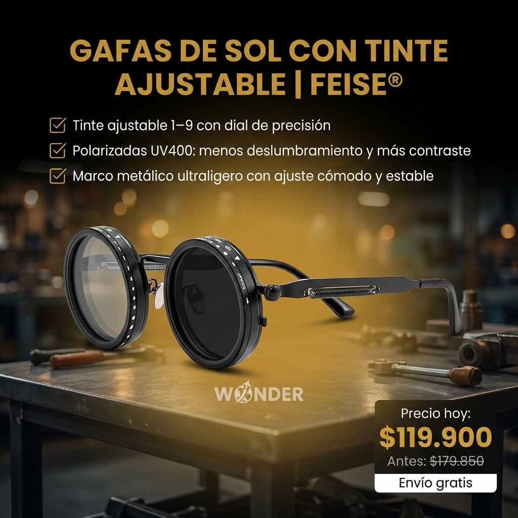 GAFAS DE SOL CON TINTE AJUSTABLE | FEISE®