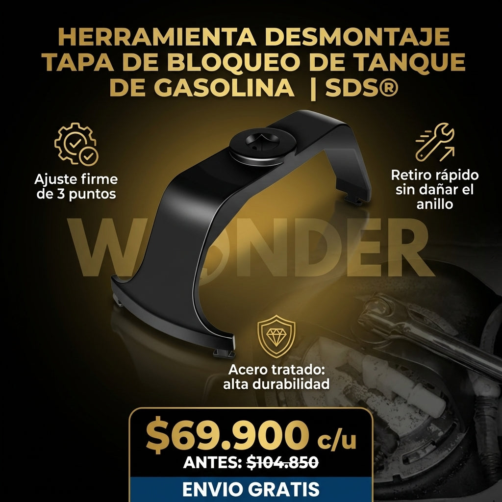 HERRAMIENTA DESMONTAJE TAPA DE BLOQUEO DE TANQUE DE GASOLINA | SDS®