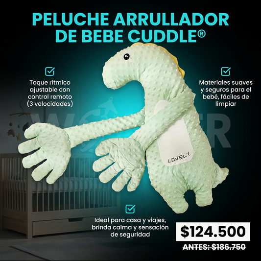 PELUCHE ARRULLADOR DE BEBE CUDDLE®