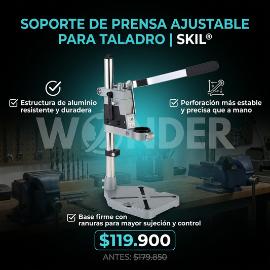 SOPORTE DE PRENSA AJUSTABLE PARA TALADRO | SKIL®